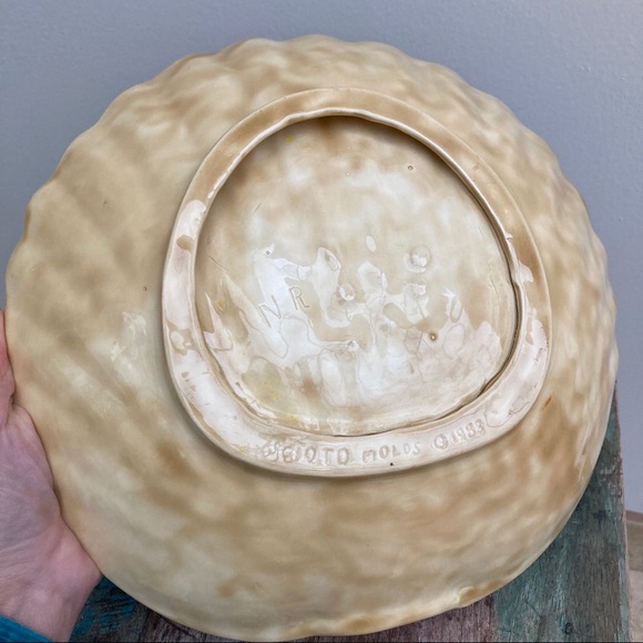 Vintage 1983 Scioto Mold Chip & Dip Platter - Picture 5 of 7
